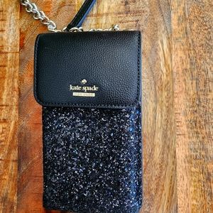 Kate Spade Laurel Way Glitter cross body Phone Case- Rare